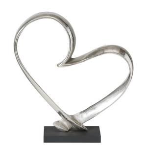 Dekofigur Herz I Aluminium - Silber