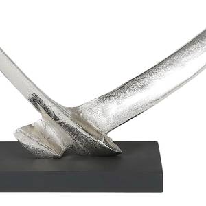 Sculptuur Hart I aluminium - zilverkleurig