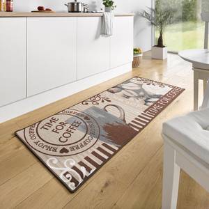 Tapis de couloir Time for Coffee Tissu - Latte macchiato