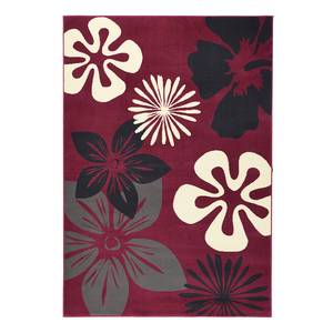 Tapis Flora Tissu - Bordeaux - 120 x 170 cm