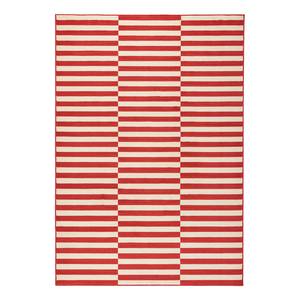 Laagpolig vloerkleed Panel geweven stof - Schoorsteen rood - 200 x 290 cm