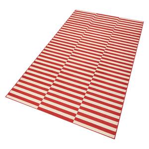 Laagpolig vloerkleed Panel geweven stof - Schoorsteen rood - 120 x 170 cm