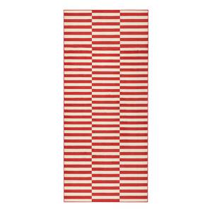 Loper Panel geweven stof - Schoorsteen rood - 80 x 200 cm