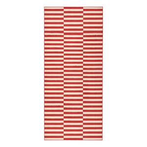 Loper Panel geweven stof - Schoorsteen rood - 80 x 300 cm