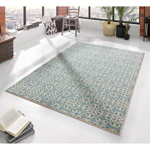 Tapis de couloir Pattern Tissu - Bleu Gris - 80 x 200 cm