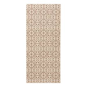 Tapis de couloir Pattern Tissu - Beige - 80 x 200 cm