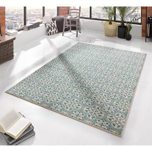 Tapis Pattern Tissu - Bleu Gris - 160 x 230 cm