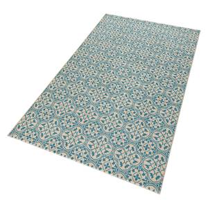 Laagpolig vloerkleed Pattern geweven stof - Blauw grijs - 160 x 230 cm