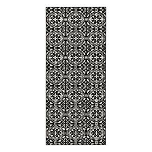 Loper Pattern geweven stof - Zwart - 80 x 300 cm