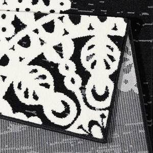 Laagpolig vloerkleed Lace geweven stof - Zwart - 160 x 230 cm