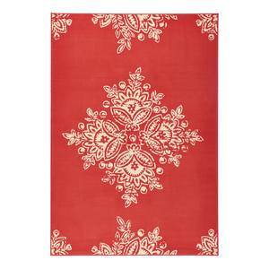 Laagpolig vloerkleed Blossom geweven stof - Schoorsteen rood - 200 x 290 cm