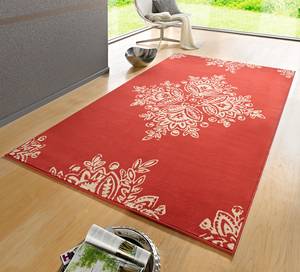 Laagpolig vloerkleed Blossom geweven stof - Schoorsteen rood - 200 x 290 cm