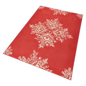 Laagpolig vloerkleed Blossom geweven stof - Schoorsteen rood - 160 x 230 cm