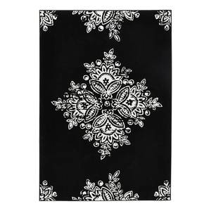 Tapis Blossom Tissu - Noir - 160 x 230 cm