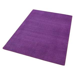 Kurzflorteppich Fancy Mischgewebe - Violett - 80 x 150 cm