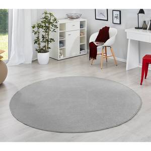Kurzflorteppich Fancy Circle Mischgewebe - Granit - Durchmesser: 133 cm