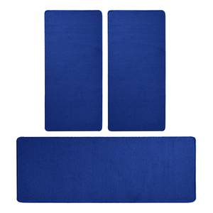 Descente de lit Fancy (3 éléments) Tissu - Bleu foncé