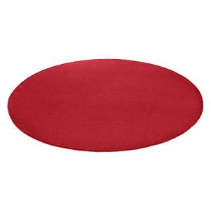 Laagpolig vloerkleed Fancy Circle geweven stof - Schoorsteen rood - Diameter: 200 cm