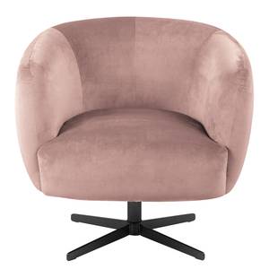 Fauteuil Tuntum fluweel - Oud pink