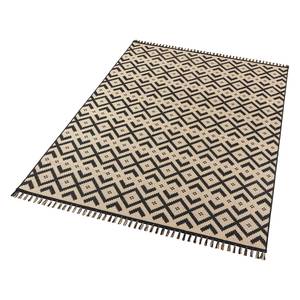 Laagpolig vloerkleed Gotland geweven stof - beige - 200 x 290 cm