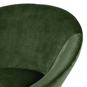 Fauteuil design Eicken Velours Vilda: Vert foncé