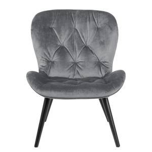 Fauteuil design Solbjerg Velours - Gris foncé