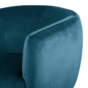 Fauteuil Tuntum Velours - Bleu marine