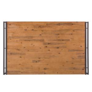 Eettafel Manchester II massief acaciahout/metaal - acaciahout/antracietkleurig - 140 x 80 cm