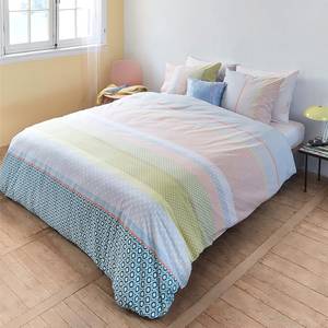 Parure de lit Dolly Coton - Multicolore - 260 x 200/220 cm + 2 oreillers 70 x 60 cm