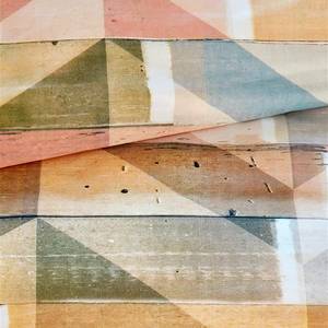 Parure de lit Scrapwood Coton - Multicolore - 155 x 220 cm + oreiller 80 x 80 cm