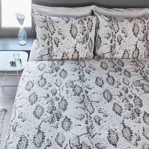 Parure de lit Boa Coton - Gris lumineux - 140 x 200/220 cm + oreiller 70 x 60 cm