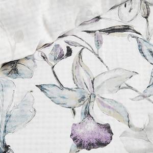 Parure de lit Breezy Garden Coton - Blanc vintage - 135 x 200 cm + oreiller 80 x 80 cm