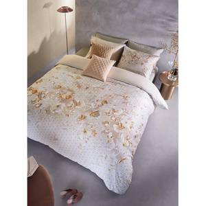 Parure de lit Evolve Coton - Crème - 155 x 220 cm + oreiller 80 x 80 cm