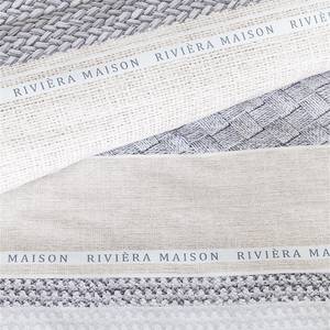 Parure de lit Woven Nature Coton - Beige / Gris clair - 200 x 200/220 cm + 2 oreillers 70 x 60 cm