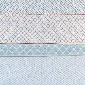 Parure de lit Soft Tiles Coton - Multicolore - 200 x 200/220 cm + 2 oreillers 70 x 60 cm