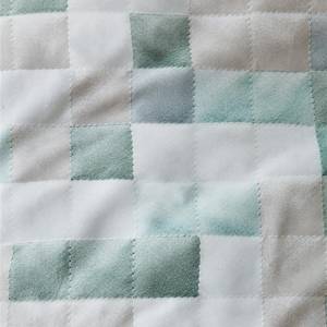 Parure de lit Ariadne Colours Coton - Gris menthe - 240 x 200/220 cm + 2 oreillers 70 x 60 cm