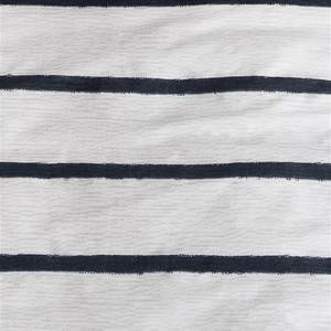 Bettwäsche Timeless Baumwollstoff - Weiß / Marineblau - 260 x 200/220 cm + 2 Kissen 70 x 60 cm
