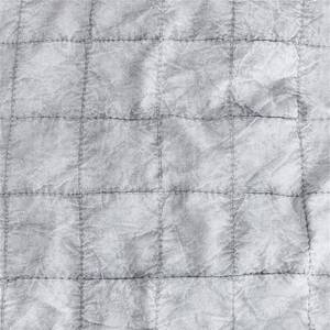 Bettwäsche Bleach Baumwollstoff - Hellgrau - 200 x 200/220 cm + 2 Kissen 70 x 60 cm