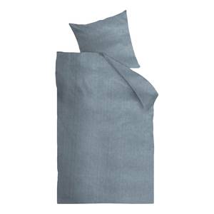 Parure de lit Double Cord Coton - Gris pigeon - 135 x 200 cm + oreiller 80 x 80 cm