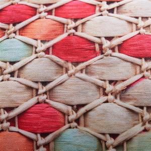 Coussin Woven Colors Tissu - Naturel / Multicolore