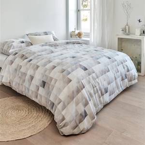 Beddengoed Ariadne Colours Katoen - Heldergrijs - 155x220cm + kussen 80x80cm