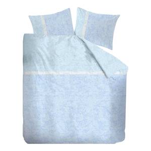 Parure de lit Impress Coton - Bleu pastel - 200 x 200/220 cm + 2 oreillers 70 x 60 cm