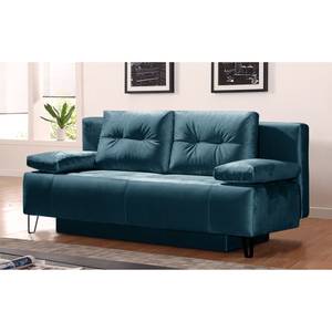 Schlafsofa Thornton Samt - Marineblau