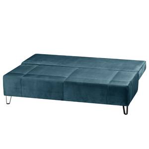 Canapé convertible Thornton Velours - Bleu marine