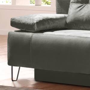 Canapé convertible Thornton Velours - Gris