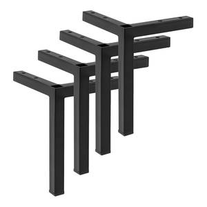 Füße-Set Moris (4-teilig) Stahl - Schwarz