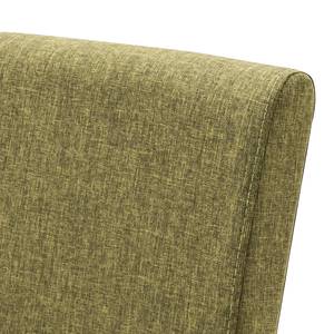 Chaises Flen II (lot de 2) Tissu / Hêtre massif - Hêtre - Vert olive - Hêtre clair