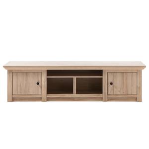 Tv-meubel Ocosta lichte Grandson eikenhouten look/zwart - Breedte: 194 cm