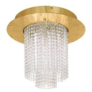 LED-Deckenleuchte Vilalones Kristallglas / Stahl - 10-flammig - Gold
