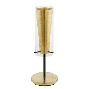 Tischleuchte Pinto Gold Glas / Stahl - 1-flammig